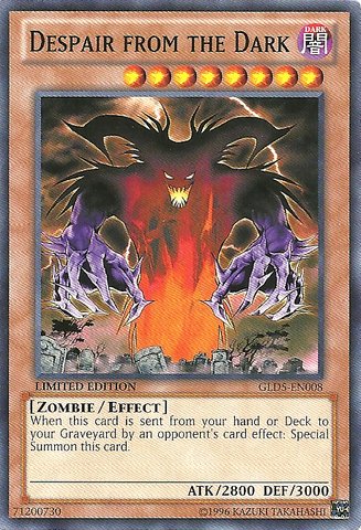 Amazon.com: Yu-Gi-Oh! - Despair from The Dark (GLD5-EN008) - Gold